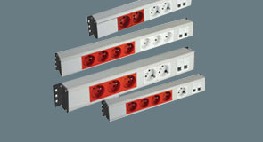 ALUMINIUM OFFICEMATIC  DESKTOP SOCKET SYSTEMS