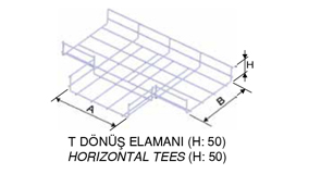 T Dönüş Elemanı (H: 50)